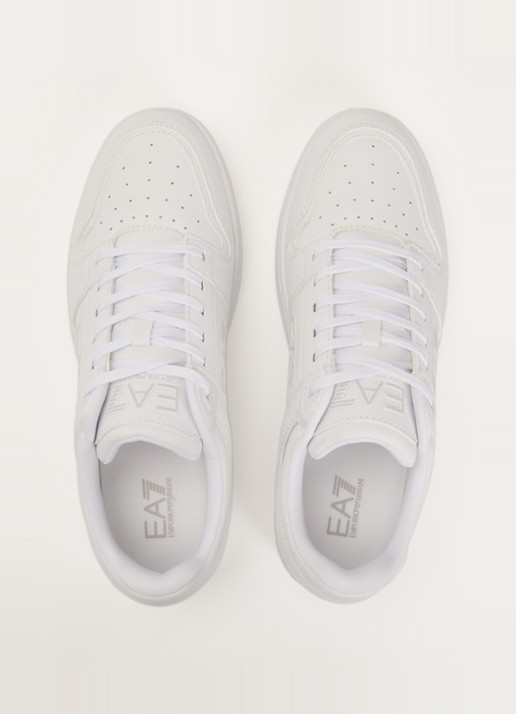Armani Sneaker met logo - detail 4 wit