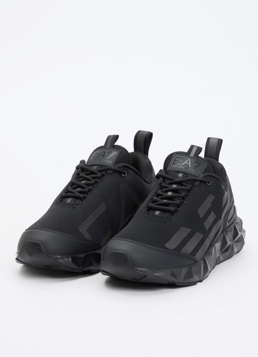 Armani Sneaker met logo - detail 3 diepzwart
