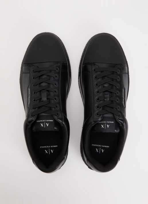 Armani Sneaker met logo - detail 3 zwart