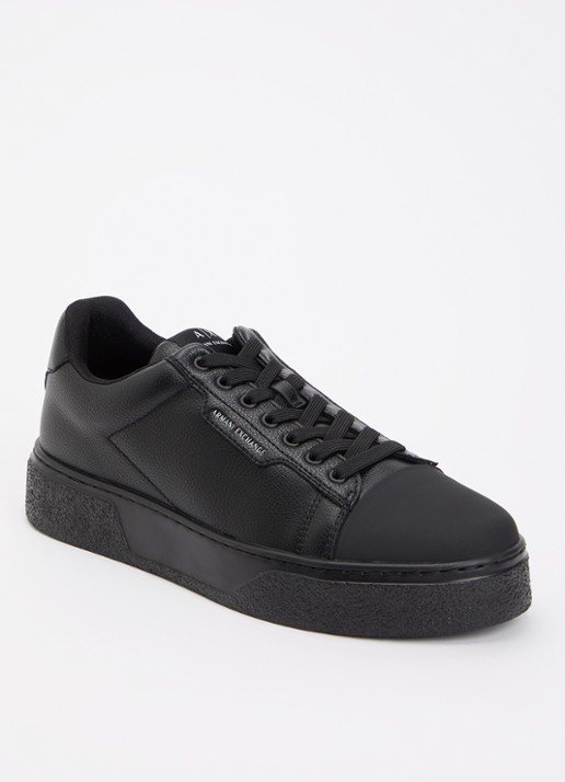 Armani Sneaker met logo - voorkant zwart