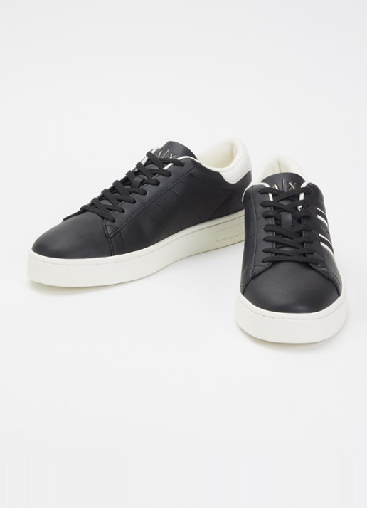 Armani Sneaker met logo - detail zwart
