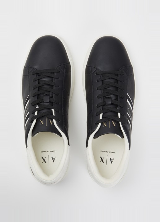 Armani Sneaker met logo - detail 2 zwart