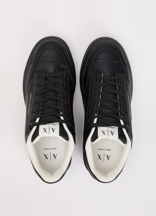 Armani Sneaker met logo - detail 3 zwart