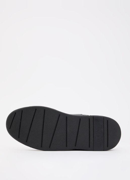 Armani Sneaker met logo - detail 4 zwart