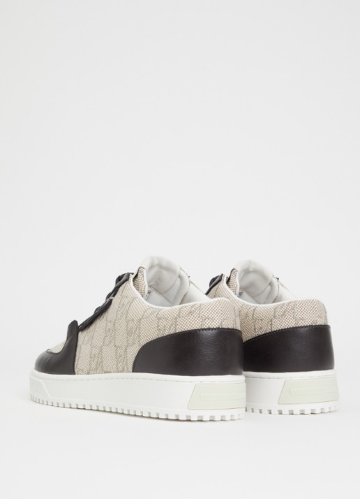 Armani Sneaker met logoprint - achterkant 5 beige