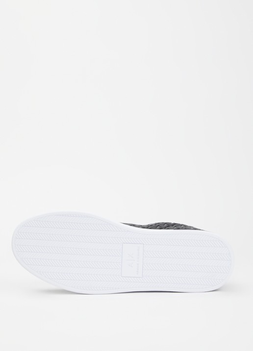 Armani Sneaker met logoprint - detail 5 zwart