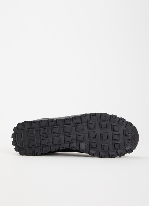 Armani Sneaker met logoprint - detail 4 zwart