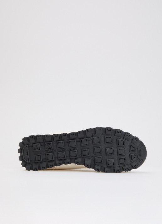 Armani Sneaker met mesh details en logo - detail 3 ivoor