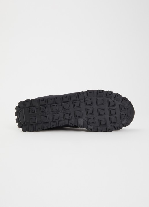 Armani Sneaker met mesh details en logo - detail 3 middengrijs