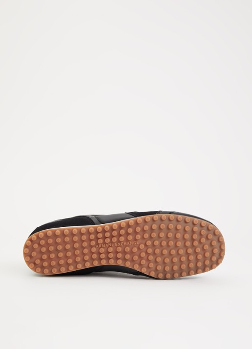 Armani Sneaker met mesh details - detail 3 zwart