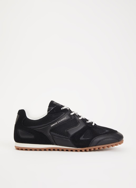 Armani Sneaker met mesh details - voorkant 5 zwart