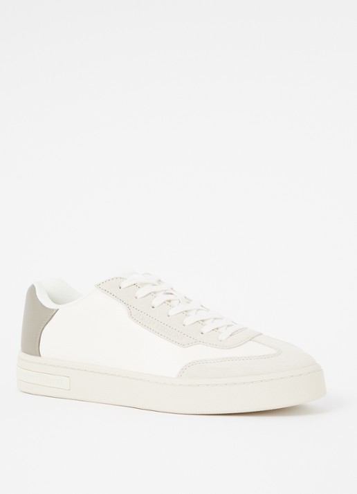 Armani Sneaker met suède details en logo