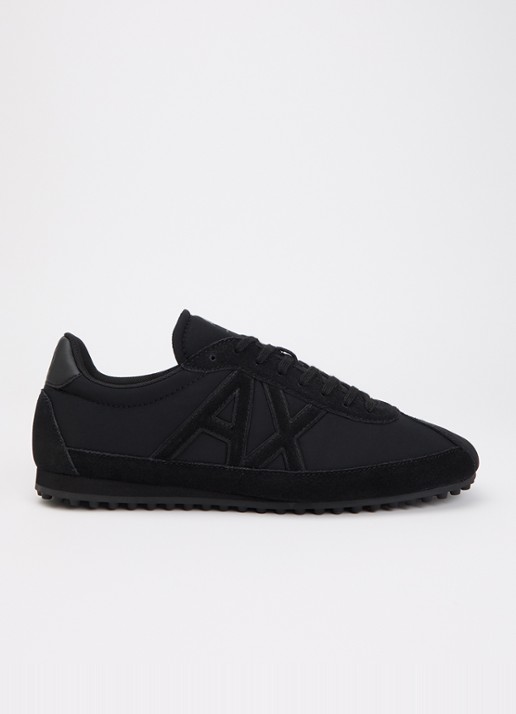Armani Sneaker met suède details en logo