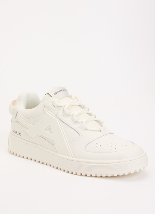 Armani Sneaker van leer met logo