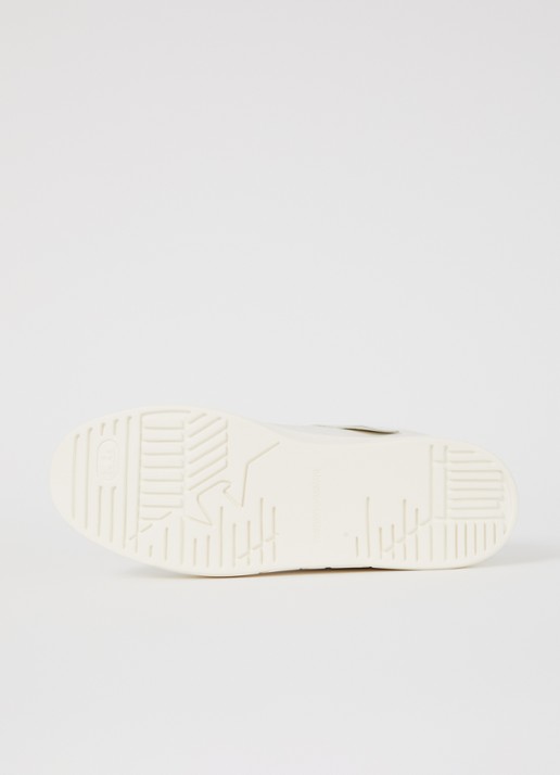 Armani Sneaker van leer - detail 5 gebroken wit