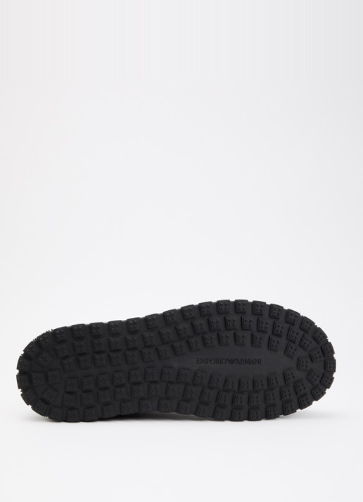 Armani Sneaker van leer - detail 3 zwart