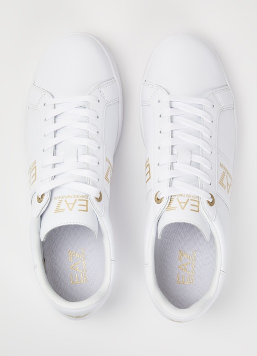 Armani Sneaker van leer - detail 4 wit