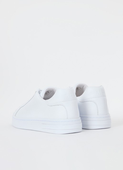Armani Sneaker van leer - achterkant 4 wit