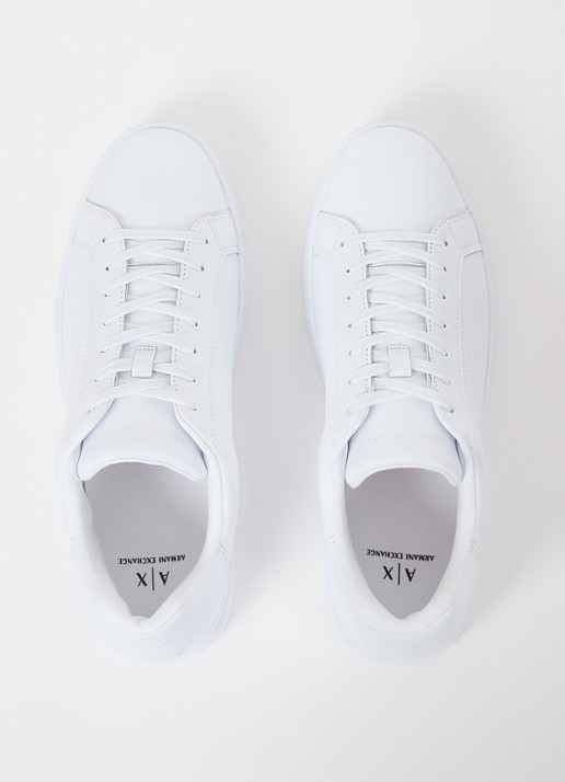 Armani Sneaker van leer - detail 2 wit