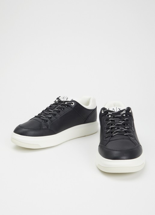 Armani Sneaker van leer - detail 2 zwart