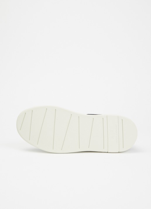 Armani Sneaker van leer - detail 4 zwart