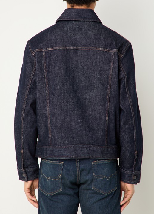 Armani Spijkerjas met borstzakken - achterkant indigo
