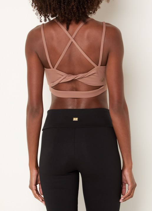 Armani Sport bh met light support - achterkant zalmroze