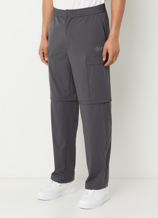 Armani Straight fit broek met logo en steekzakken