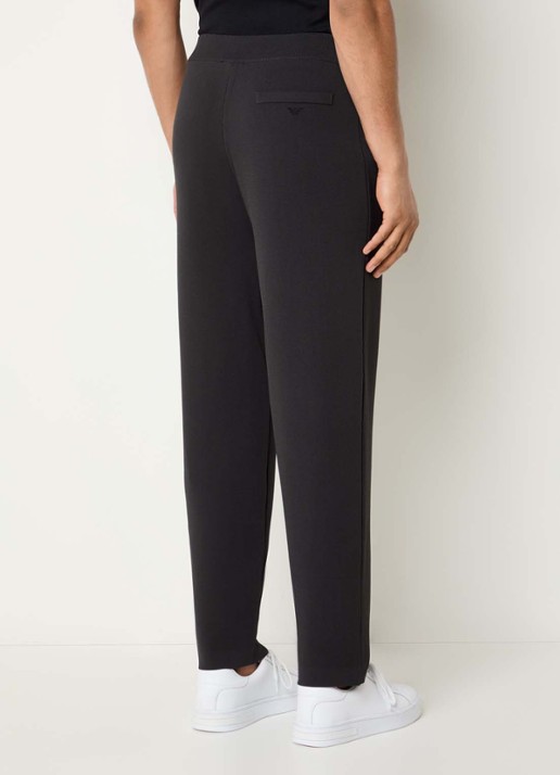 Armani Straight fit broek met steekzakken - achterkant 5 antraciet