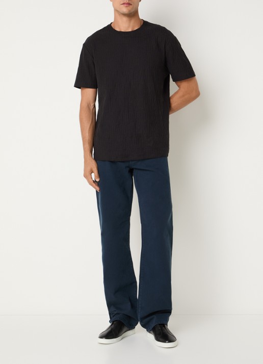 Armani Straight fit broek met steekzakken - voorkant 4 indigo