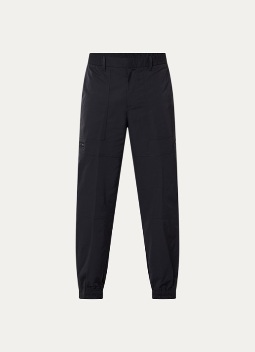 Armani Straight fit cargobroek met steekzakken - voorkant 4 donkerblauw