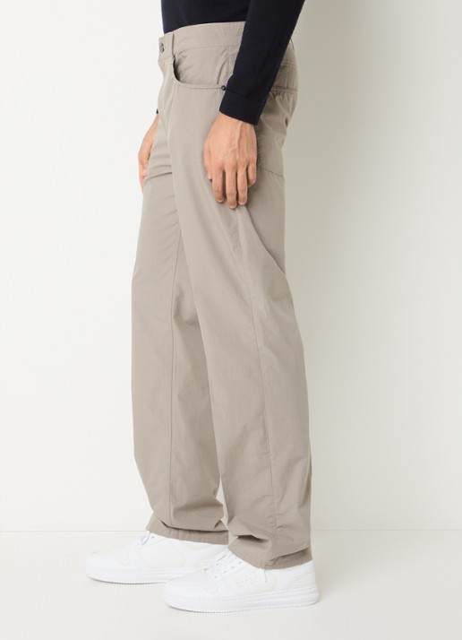 Armani Straight fit chino met steekzakken - detail 5 khaki