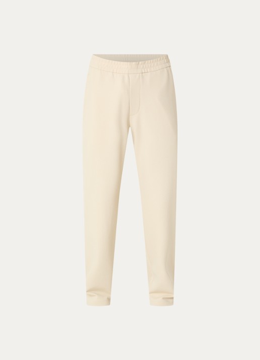 Armani Straight fit chino met steekzakken - voorkant 4 ivoor
