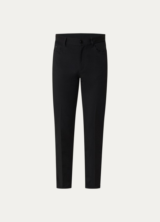 Armani Straight fit chino met steekzakken - voorkant 4 zwart