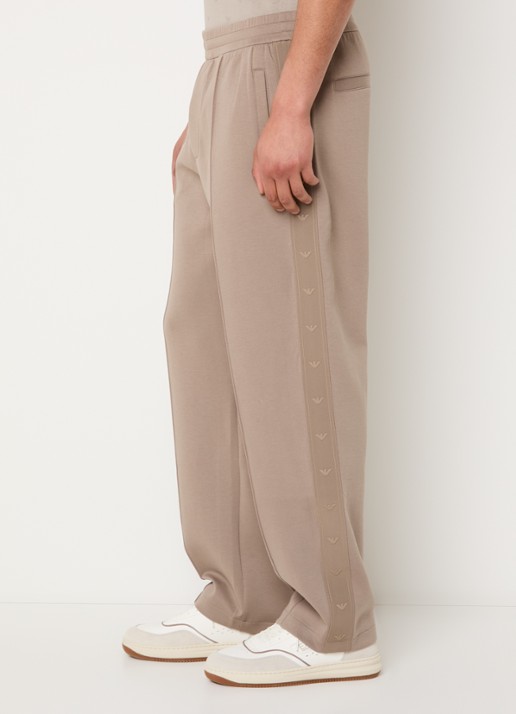 Armani Straight fit joggingbroek met steekzakken - detail 5 khaki