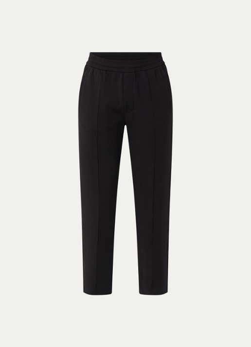 Armani Straight fit joggingbroek met steekzakken - voorkant 2 zwart