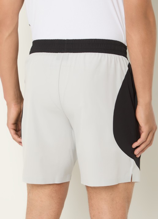 Armani Straight fit korte broek met logo en steekzakken - achterkant 4 zwart