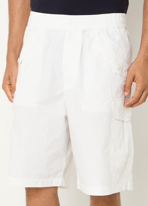 Armani Straight fit korte broek met steekzakken