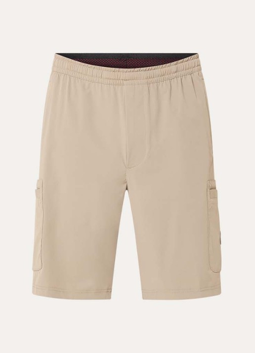 Armani Straight fit korte broek met steekzakken - voorkant 3 beige