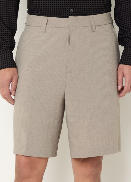 Armani Straight fit korte broek met steekzakken
