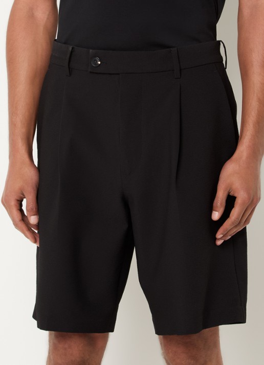 Armani Straight fit korte broek met steekzakken