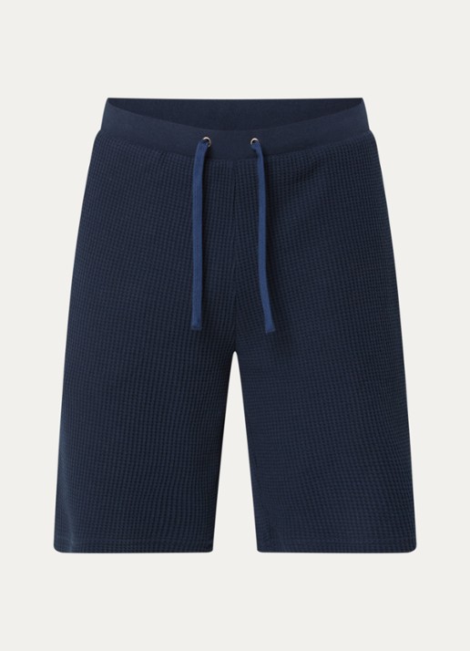 Armani Straight fit korte broek met trekkoord en steekzakken