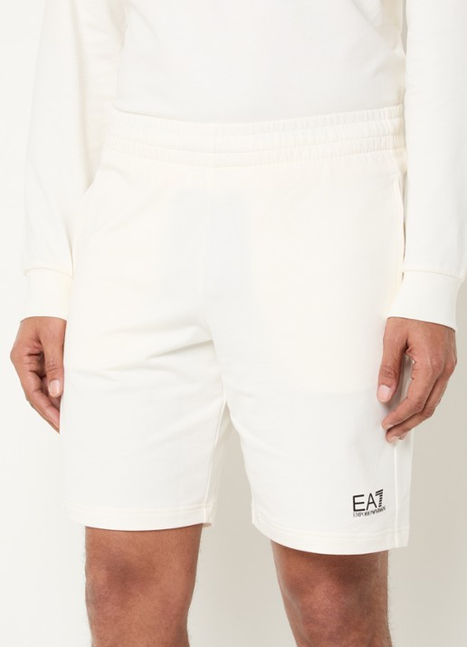 Armani Straight fit korte joggingbroek met logo