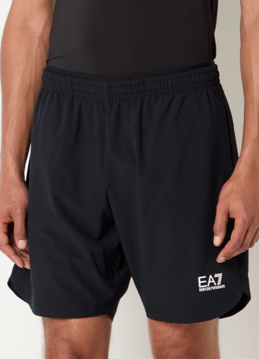 Armani Straight fit korte trainingsbroek met steekzakken