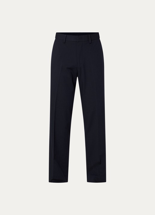 Armani Straight fit pantalon met steekzakken - voorkant 4 donkerblauw