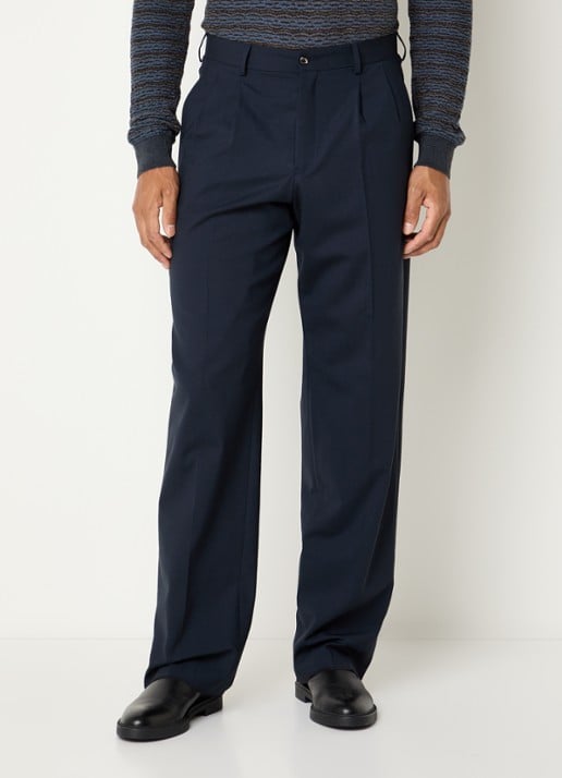 Armani Straight fit pantalon met steekzakken