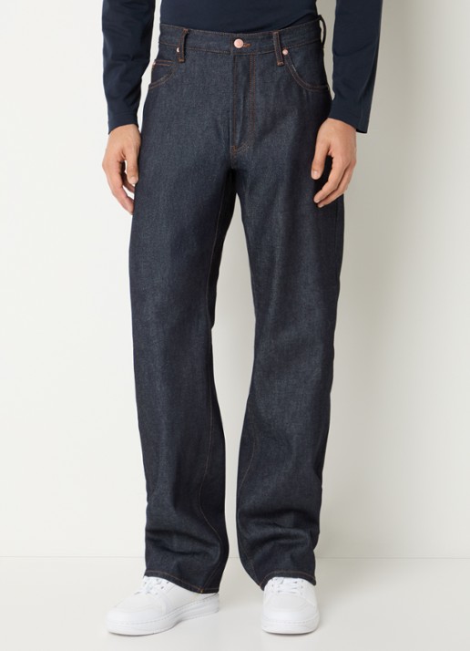 Armani Straight leg jeans met donkere wassing
