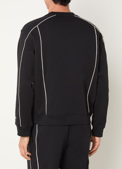 Armani Sweater met logo - achterkant zwart