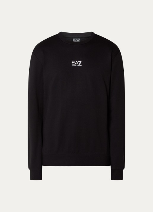 Armani Sweater met logo - voorkant 2 zwart
