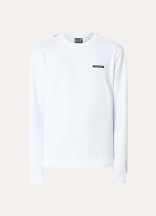 Armani Sweater met logo - voorkant 3 wit